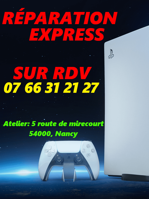 Playstation 5 et manettes
